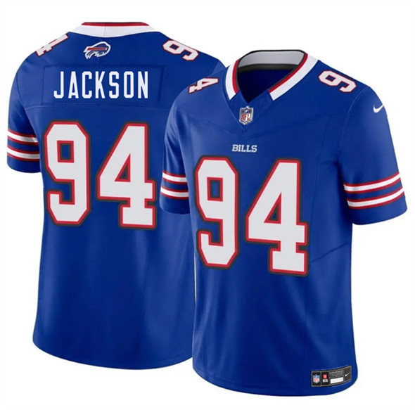 Buffalo Bills #94 Landon Jackson Blue 2025 Draft F.U.S.E. Vapor Untouchable Limited Football Stitched Jersey