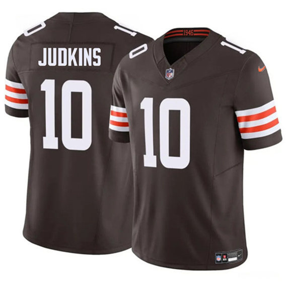 Cleveland Browns #10 Quinshon Judkins Brown 2025 F.U.S.E. Vapor Limited Football Stitched Jersey