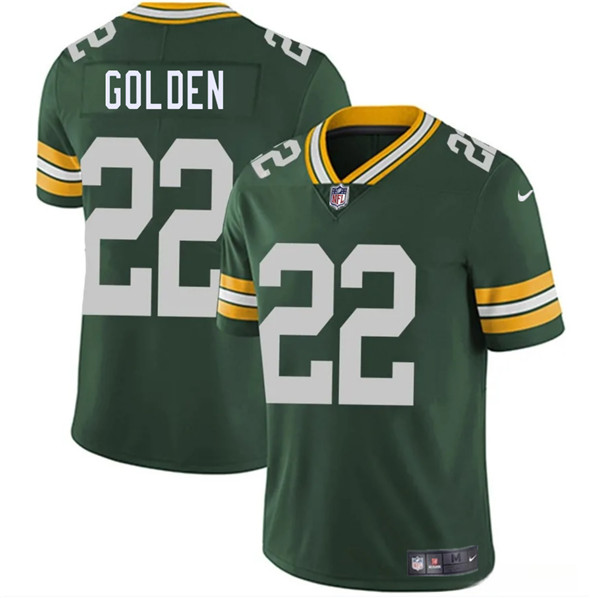 Green Bay Packers #22 Matthew Golden Green 2025 Vapor Untouchable Limited Football Stitched Jersey