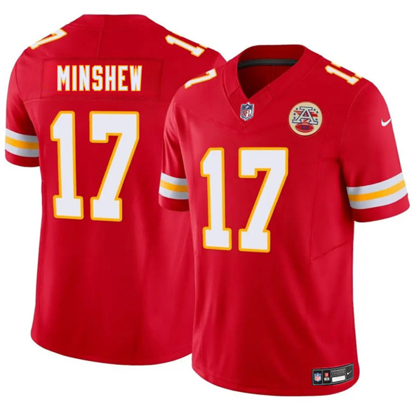Kansas City Chiefs #17 Gardner Minshew Red 2025 F.U.S.E. Vapor Untouchable Limited Football Stitched Jersey