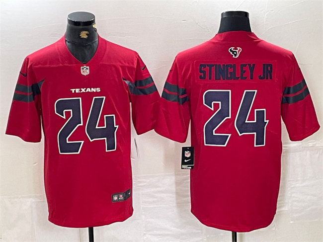 Houston Texans #24 Derek Stingley Jr. Red Vapor Untouchable Football Stitched Jersey