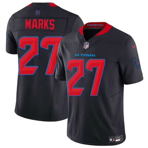 Houston Texans #27 Woody Marks Navy 2nd Alternate 2025 F.U.S.E. Vapor Limited Football Stitched Jersey  Houston Texans #27 Woody Marks Navy 2nd Alternate 2025 F.U.S.E. Vapor Limited Football Stitched Jersey