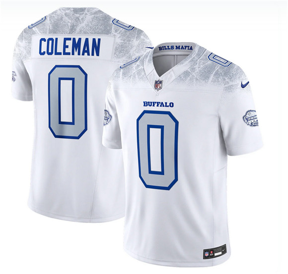Buffalo Bills #0 Keon Coleman White 2025 F.U.S.E. "Rivalries" Vapor Limited Football Stitched Jersey