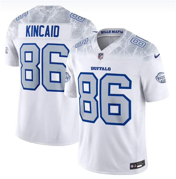 Buffalo Bills #86 Dalton Kincaid White 2025 F.U.S.E. "Rivalries" Vapor Limited Football Stitched Jersey