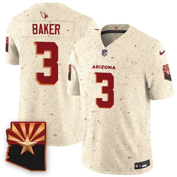 Arizona Cardinals #3 Budda Baker 2025 F.U.S.E. "Rivalries" Vapor Untouchable Limited Football Stitched Jersey
