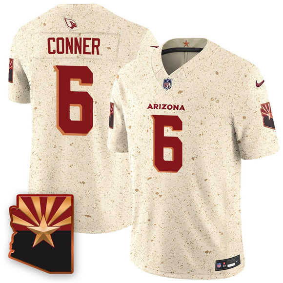Arizona Cardinals #6 James Conner 2025 F.U.S.E. "Rivalries" Vapor Untouchable Limited Football Stitched Jersey