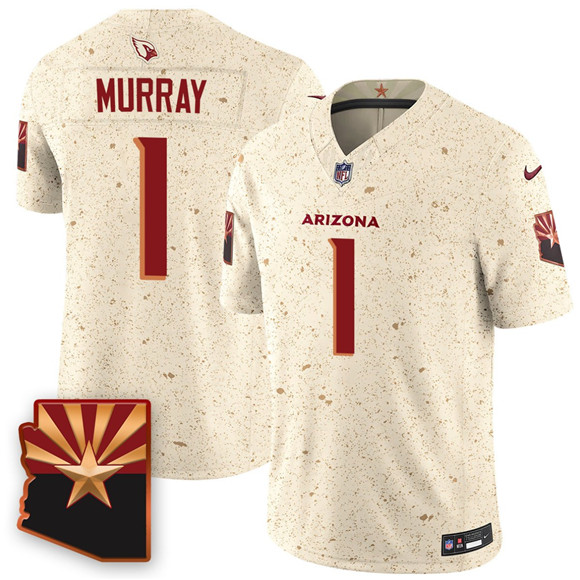 Arizona Cardinals #1 Kyler Murray 2025 F.U.S.E. "Rivalries" Vapor Untouchable Limited Football Stitched Jersey