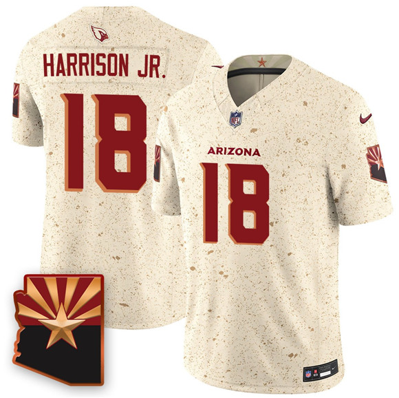 Arizona Cardinals #18 Marvin Harrison Jr. 2025 F.U.S.E. "Rivalries" Vapor Untouchable Limited Football Stitched Jersey
