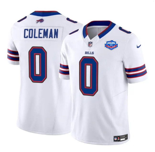 Buffalo Bills #0 Keon Coleman White 2025 F.U.S.E. With Farewell Patch Vapor Untouchable Limited Football Stitched Jersey