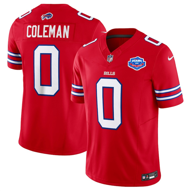 Buffalo Bills #0 Keon Coleman Red 2025 F.U.S.E. With Farewell Patch Vapor Untouchable Limited Football Stitched Jersey