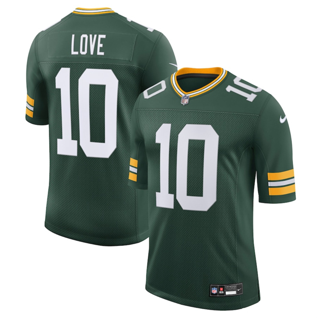 Green Bay Packers #10 Jordan Love Green 2025 New Vapor Untouchable Limited Football Stitched Jersey