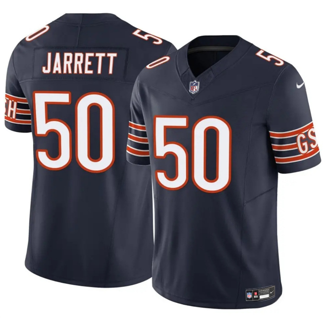 Chicago Bears #50 Grady Jarrett Navy 2025 F.U.S.E. Vapor Untouchable Limited Stitched Football Jersey