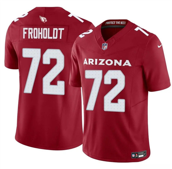Arizona Cardinals #72 Hjalte Froholdt Red 2025 F.U.S.E. Vapor Untouchable Limited Football Stitched Jersey