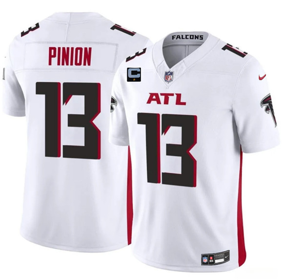 Atlanta Falcons #13 Bradley Pinion White 2025 F.U.S.E With 1-Star C Patch Vapor Untouchable Limited Football Stitched Jersey