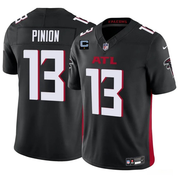 Atlanta Falcons #13 Bradley Pinion Black 2025 F.U.S.E With 1-Star C Patch Vapor Untouchable Limited Football Stitched Jersey