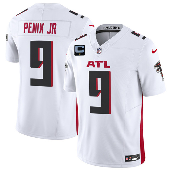 Atlanta Falcons #9 Michael Penix Jr White 2025 F.U.S.E. With 1-Star C Patch Vapor Untouchable Limited Football Stitched Jersey