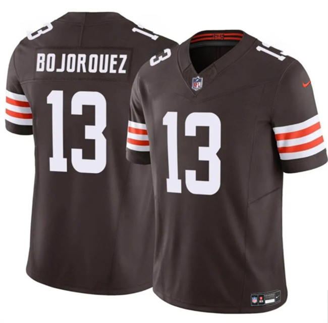 Cleveland Browns #13 Corey Bojorquez Brown F.U.S.E. Vapor Limited Football Stitched Jersey