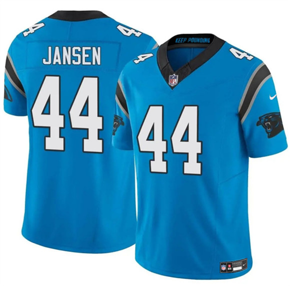 Carolina Panthers #44 J.J. Jansen Blue 2025 F.U.S.E. Vapor Limited Football Stitched Jersey