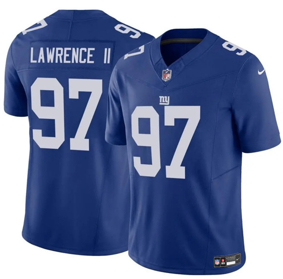 New York Giants #97 Dexter Lawrence II Blue 2025 F.U.S.E. Vapor Untouchable Limited Football Stitched Jersey New York Giants #97 Dexter Lawrence II Blue 2025 F.U.S.E. Vapor Untouchable Limited Football Stitched Jersey