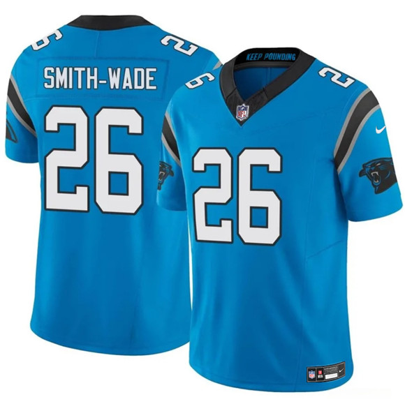 Carolina Panthers #26 Chau Smith-Wade Blue 2025 F.U.S.E. Vapor Limited Football Stitched Jersey