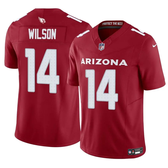 Arizona Cardinals #14 Michael Wilson Red 2025 F.U.S.E. Vapor Untouchable Limited Football Stitched Jersey
