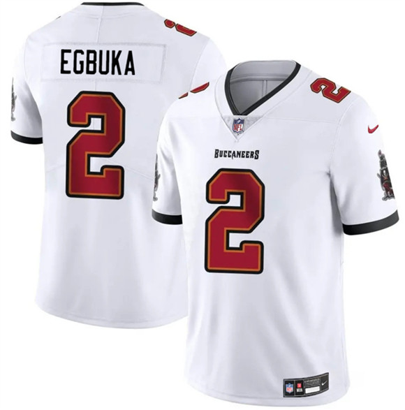 Tampa Bay Buccaneers #2 Emeka Egbuka White 2025 Draft Vapor Untouchable Limited Football Stitched Jersey