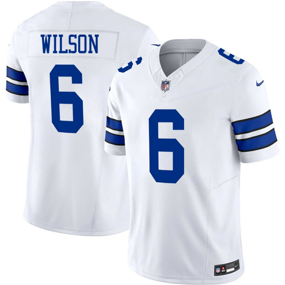 Dallas Cowboys #6 Donovan Wilson White 2025 F.U.S.E Vapor Untouchable Limited Football Stitched Jersey Dallas Cowboys #6 Donovan Wilson White 2025 F.U.S.E Vapor Untouchable Limited Football Stitched Jersey
