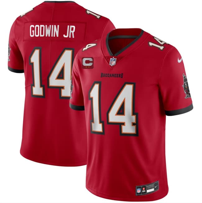 Tampa Bay Buccaneers #14 Chris Godwin Jr Red 2026 With 2-Star C Patch Vapor Limited Football Stitched Jersey