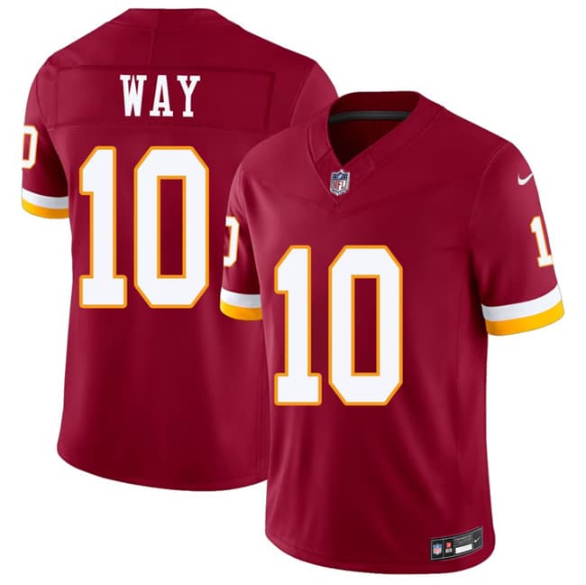 Washington Commanders #10 Tress Way Burgundy 2026 F.U.S.E. Vapor Limited Football Stitched Jersey