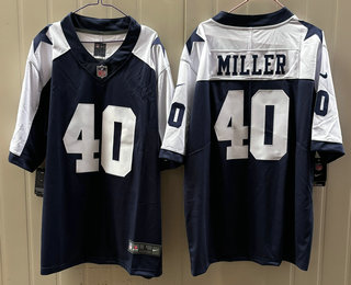 Dallas Cowboys #40 Von Miller Limited Navy Alternate Jersey Dallas Cowboys #40 Von Miller Limited Navy Alternate Jersey