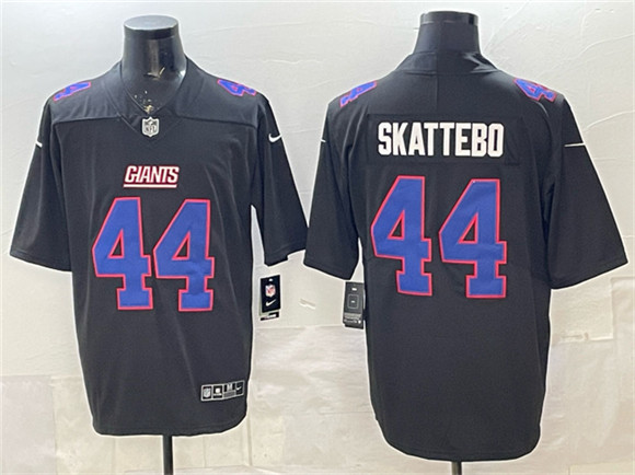 New York Giants #44 Cam Skattebo Black Fashion Vapor Untouchable Limited Football Stitched Jersey