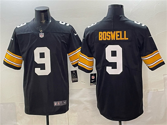 Pittsburgh Steelers #9 Chris Boswell Black Vapor Untouchable Stitched Jersey
