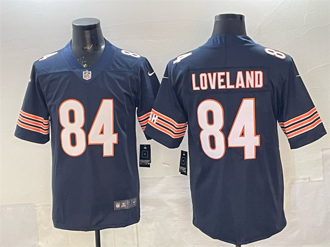 Chicago Bears #84 Colston Loveland Navy Vapor Untouchable Football Stitched Jersey