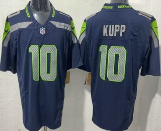 Seattle Seahawks #10 Cooper Kupp Limited Navy FUSE Vapor Jersey