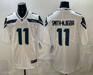 Seattle Seahawks #11 Jaxon Smith Njigba Limited White Vapor Jersey