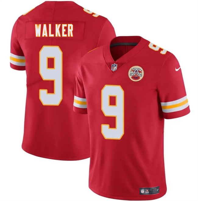 Kansas City Chiefs #9 Kenneth Walker III Red 2026 Vapor Untouchable Limited Stitched Football Jersey