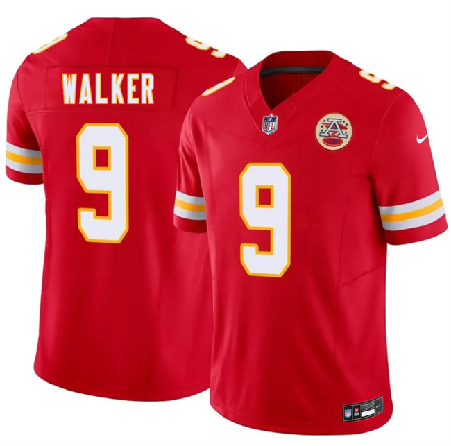 Kansas City Chiefs #9 Kenneth Walker III Red 2026 F.U.S.E. Vapor Untouchable Limited Stitched Football Jersey Kansas City Chiefs #9 Kenneth Walker III Red 2026 F.U.S.E. Vapor Untouchable Limited Stitched Football Jersey