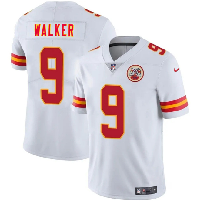 Kansas City Chiefs #9 Kenneth Walker III White 2026 Vapor Untouchable Limited Stitched Football Jersey