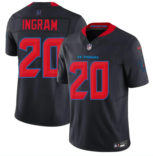 Houston Texans #20 Ja'Marcus Ingram Navy 2nd Alternate 2026 F.U.S.E. Vapor Limited Stitched Football Jersey