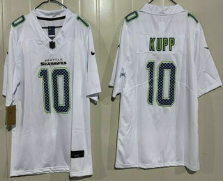 Seattle Seahawks #10 Cooper Kupp Limited White Fashion Vapor Jersey