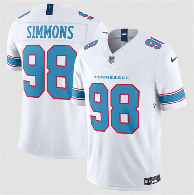 Tennessee Titans #98 Cameron Ward White 2026 F.U.S.E. Vapor Limited Stitched Football Jersey