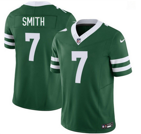New York Jets #7 Geno Smith Green 2025 F.U.S.E. Vapor Untouchable Limited Stitched Jersey