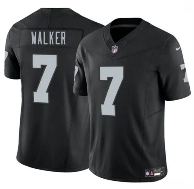 Las Vegas Raiders #7 Quay Walker Black 2026 F.U.S.E. Vapor Untouchable Limited Stitched Football Jersey
