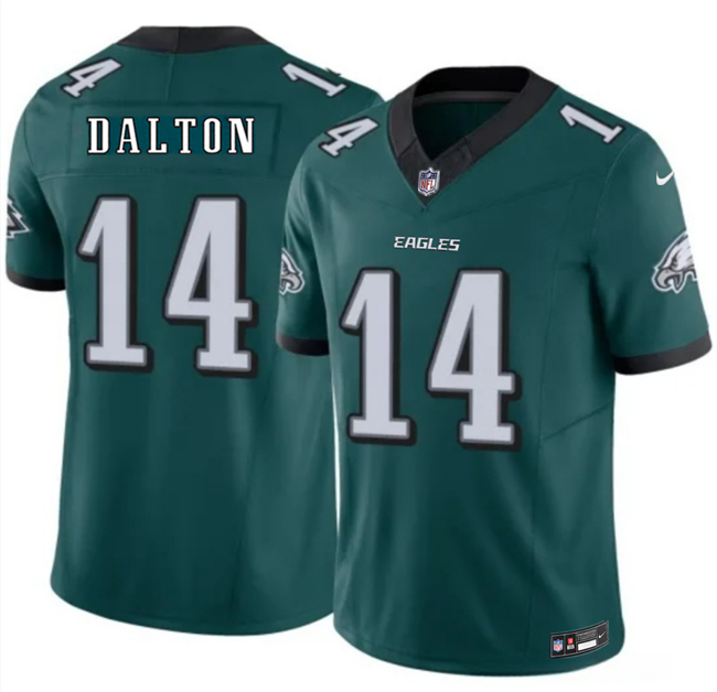 Philadelphia Eagles #14 Andy Dalton Green 2026 F.U.S.E. Vapor Untouchable Limited Stitched Football Jersey