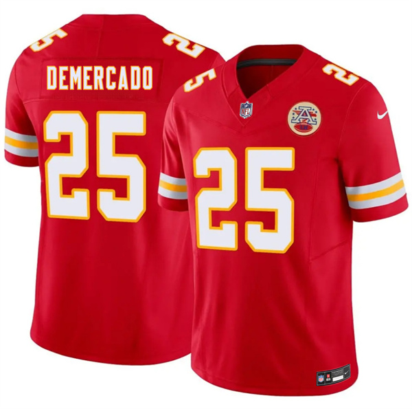 Kansas City Chiefs #25 Emari Demercado Red 2026 F.U.S.E. Vapor Untouchable Limited Football Stitched Jersey