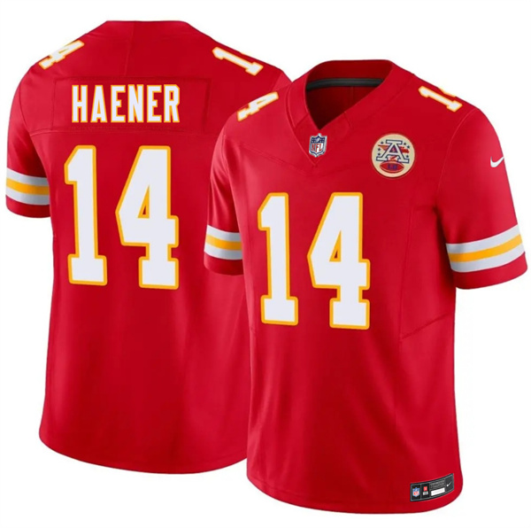 Kansas City Chiefs #14 Jake Haener Red 2026 F.U.S.E. Vapor Untouchable Limited Football Stitched Jersey