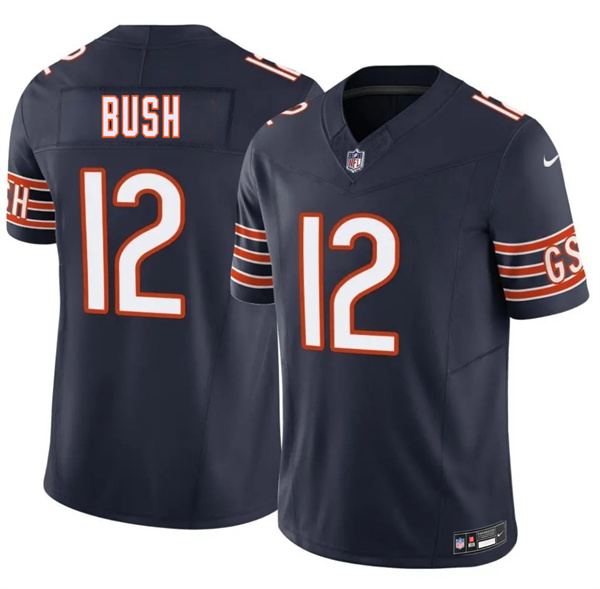 Chicago Bears #12 Devin Bush Navy 2026 F.U.S.E. Vapor Untouchable Limited Football Stitched Jersey