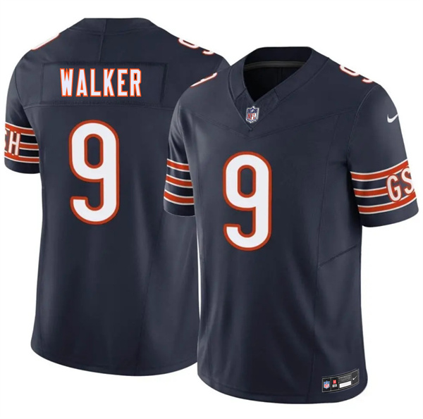 Chicago Bears #9 Jahdae Walker Navy 2026 F.U.S.E. Vapor Untouchable Limited Football Stitched Jersey