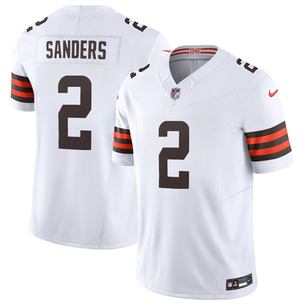 Cleveland Browns #2 Shedeur Sanders White 2026 F.U.S.E. Vapor Limited Football Stitched Jersey Cleveland Browns #2 Shedeur Sanders White 2026 F.U.S.E. Vapor Limited Football Stitched Jersey