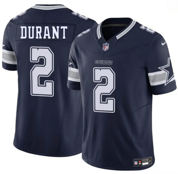 Dallas Cowboys #2 Cobie Durant Navy 2026 F.U.S.E Vapor Untouchable Limited Stitched Football Jersey